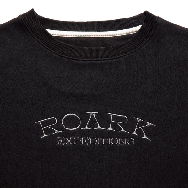 THE ROARK ロアーク / スウェットクルーネック トレーナー / “EXPEDITION” CREW SWEAT - BLACK / RSWJ1053-BLK / メンズ