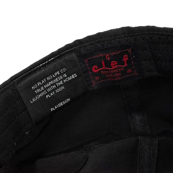 P01 / クレキャップ / P01 × Clef CAP - BLACK / PLAY DESIGN プレイデザイン / 24SS4CLEFBLK0