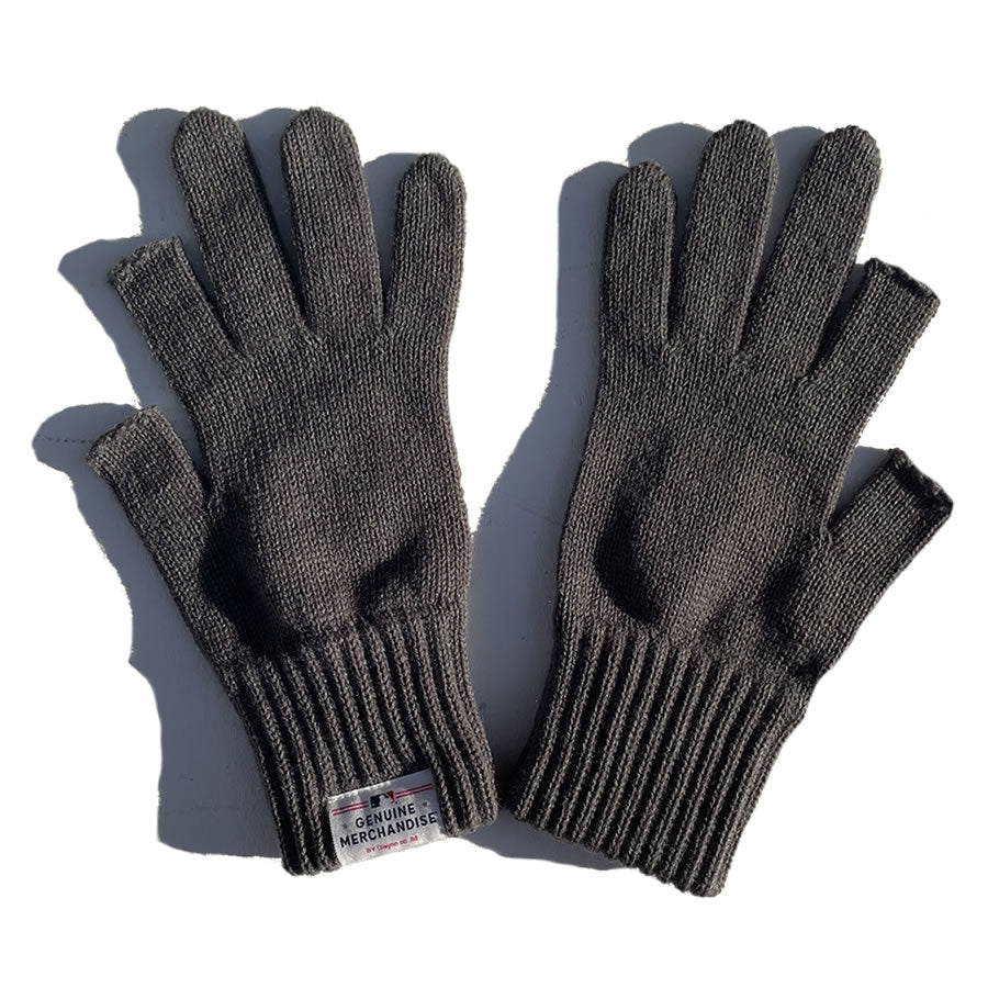 INFIELDER DESIGN x MLB /  手袋 グローブ 日本製 / MLB 福 CUT GLOVES - LA DODGERS - GREY / MLB-205-LAD  ドジャース