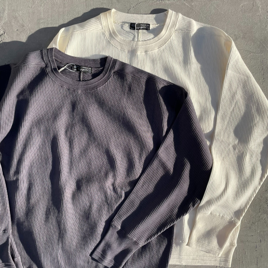 NASNGWAM (ナスングワム) / 長袖Tシャツ ロンT  / SWEDE LS TEE - CHARCOAL / C2462903 メンズ