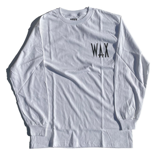 WAX(ワックス) / ロンT 長袖Tシャツ / WAX LONG TEE - WHITE / WX-00376 / メンズ THM 日本製