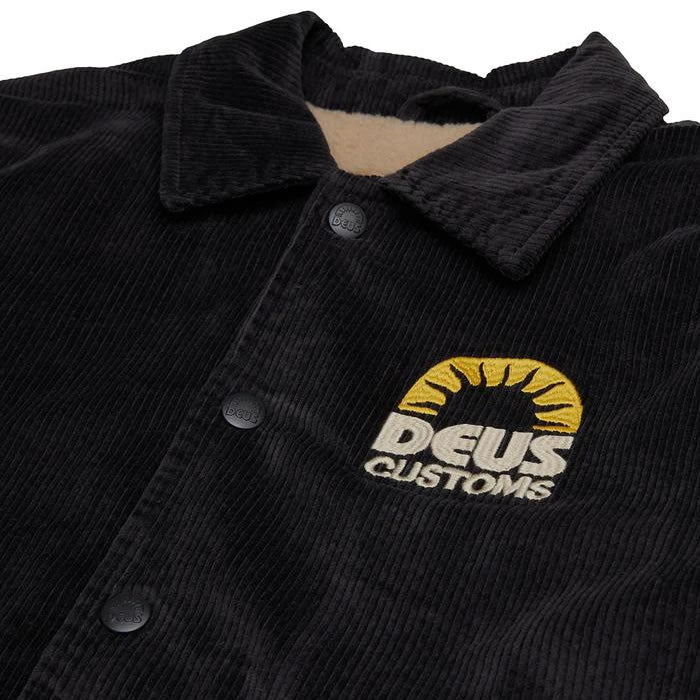 DEUS EX MACHINA (デウスエクスマキナ) / 裏ボア中綿入りコーチジャケット / STOKES COACH JACKET - ANTHRACITE / DMF246571 / メンズ