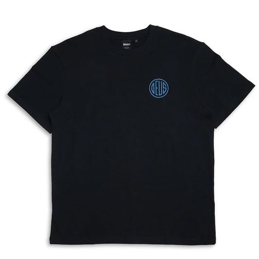 DEUS EX MACHINA ( デウスエクスマキナ ) / 半袖 Tシャツ / PILL LOGO TEE - BLACK / DMF241743 / メンズ