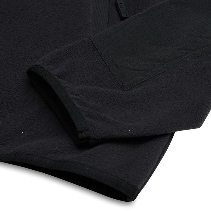 DEUS EX MACHINA (デウスエクスマキナ) / フリース ハーフジップジャケット / SECTION ZIP NECK FLEECE - BLACK / DMP248363 / メンズ