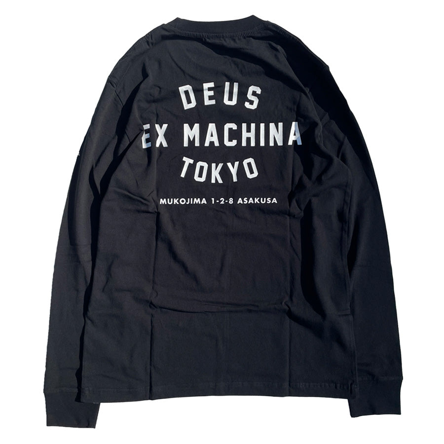 DEUS EX MACHINA ( デウスエクスマキナ ) / ロンT 長袖Tシャツ / TOKYO LS TEE - BLACK / T-DMA61831C