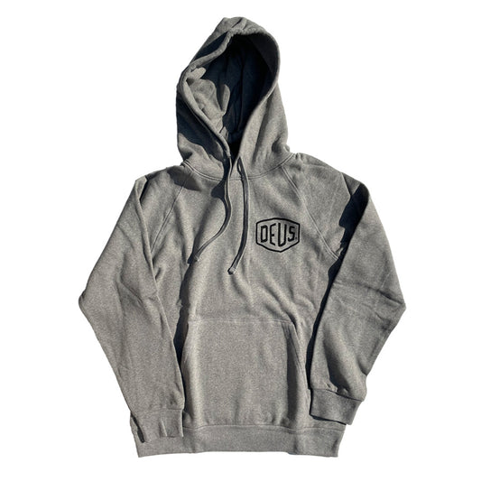 DEUS EX MACHINA ( デウスエクスマキナ ) プルオーバーパーカー / TOKYO ADDRESS HOODIE - GREY MARLE / T-DMW48675R
