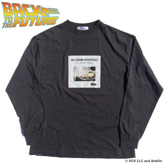 【実店舗10月26日発売開始！】 BACK TO THE FUTURE / PACIFIC STANDARD TIME / ロンT 長袖Tシャツ / Oct 26th 1985 LS TEE - CHARCOAL