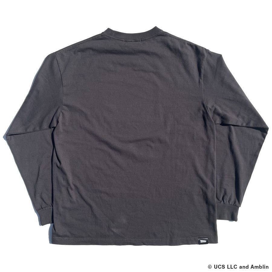 【実店舗10月26日発売開始！】 BACK TO THE FUTURE / PACIFIC STANDARD TIME / ロンT 長袖Tシャツ / Oct 26th 1985 LS TEE - CHARCOAL