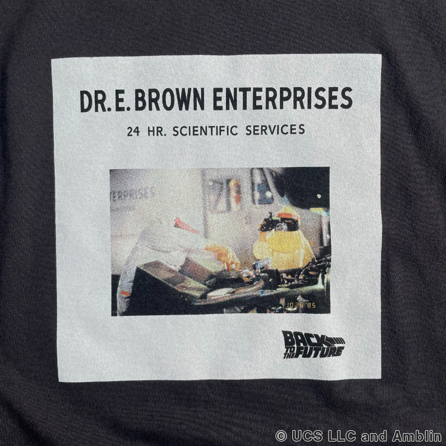 【実店舗10月26日発売開始！】 BACK TO THE FUTURE / PACIFIC STANDARD TIME / ロンT 長袖Tシャツ / Oct 26th 1985 LS TEE - CHARCOAL