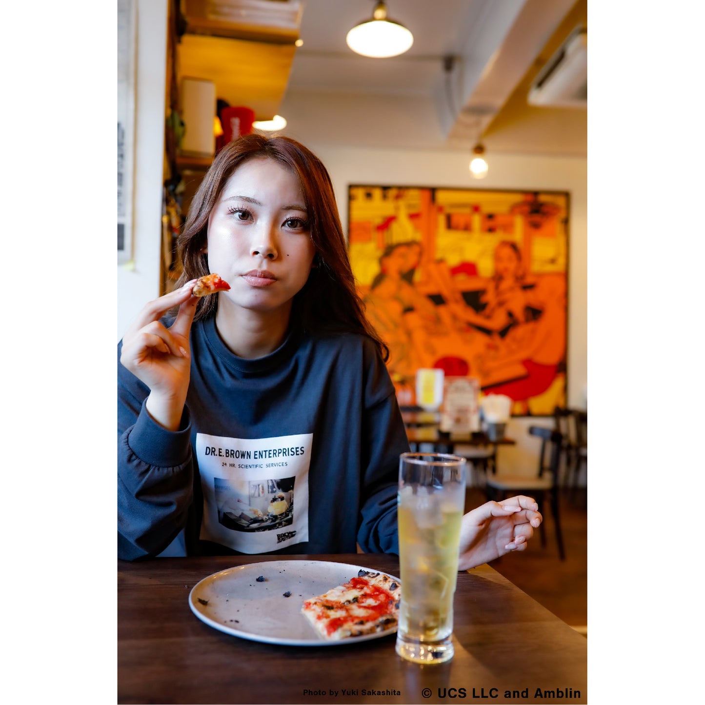 【実店舗10月26日発売開始！】 BACK TO THE FUTURE / PACIFIC STANDARD TIME / ロンT 長袖Tシャツ / Oct 26th 1985 LS TEE - CHARCOAL
