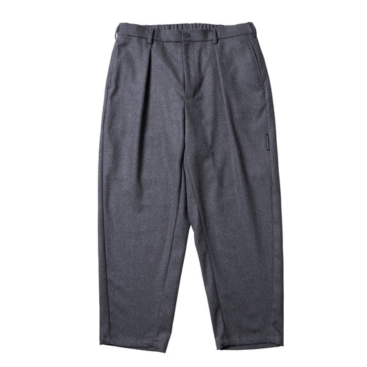 LIBERAIDERS(リベレイダース) / ウール イージーパンツ  / ONE TUCK WIDE WOOL PANTS - GRAY / 787122403 / メンズ