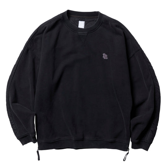 LIBERAIDERS(リベレイダース) / スウェットクルーネック / COTTON FLEECE QUILTED CREWNECK III - BLACK / 783022403 / メンズ