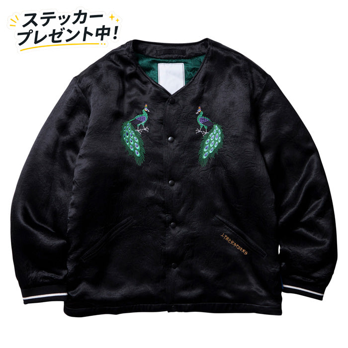 LIBERAIDERS(リベレイダース) / スカジャン風 ノーカラー 中綿スーベニアジャケット / SOUVENIR JACKET - BLACK / 780062403 / メンズ