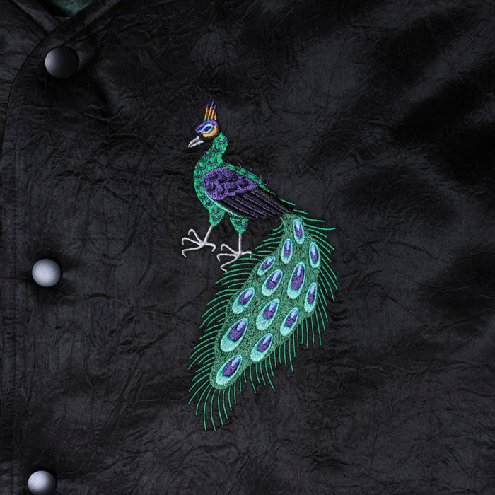 LIBERAIDERS(リベレイダース) / スカジャン風 ノーカラー 中綿スーベニアジャケット / SOUVENIR JACKET - BLACK / 780062403 / メンズ