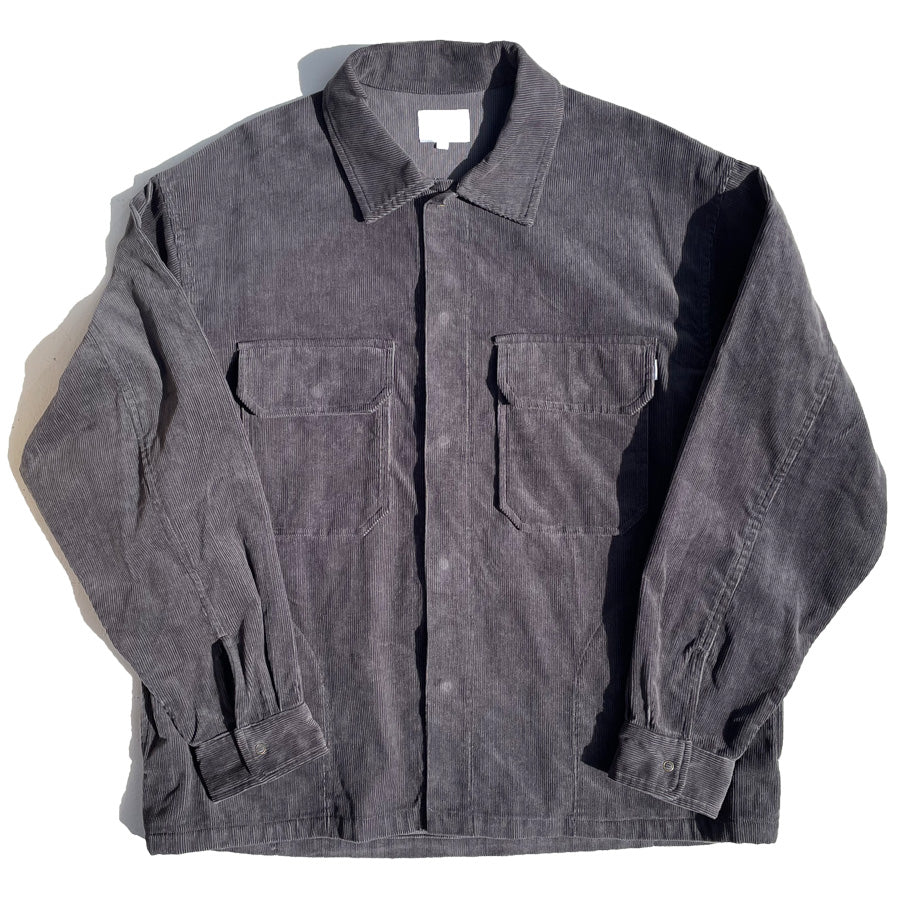 WAX(ワックス)  / コーデュロイカバーオール ジャケット / CORDUROY COVER ALL - GRAY / WX-0394 / メンズ THM