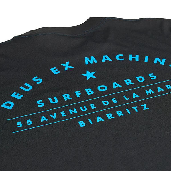 DEUS EX MACHINA ( デウスエクスマキナ ) / 半袖 Tシャツ / BIARRITZ SURF TEE - BLACK / DMP241359A / メンズ