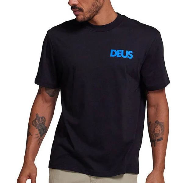 DEUS EX MACHINA ( デウスエクスマキナ ) / 半袖 Tシャツ / BIARRITZ SURF TEE - BLACK / DMP241359A / メンズ