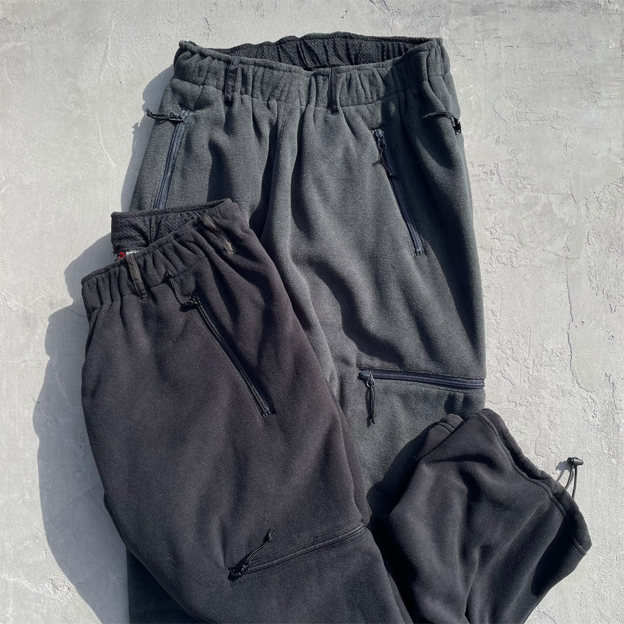AXESQUIN(アクシーズクイン) / フリースパンツ / RETRO FLEECE WIDE PANTS 2.0 - BLACK / 322029 / メンズ