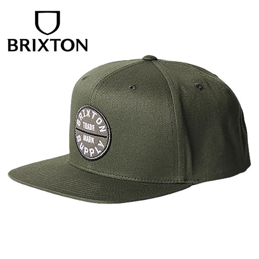 BRIXTON (ブリクストン) / ベースボールキャップ 帽子 / OATH III SNAPBACK - DARK VETIVER / 10777-DKVTR