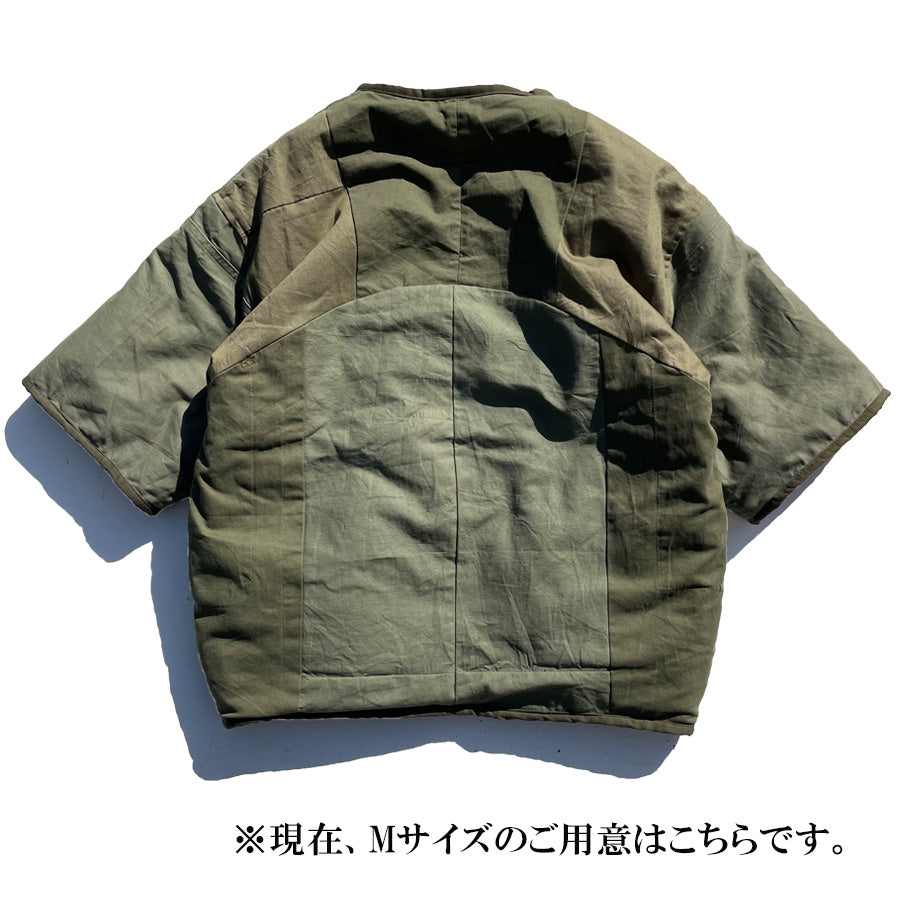 NASNGWAM (ナスングワム) / ジャケット リメイク / GRIZZLY S/S JACKET - OLIVE / RJ2507005