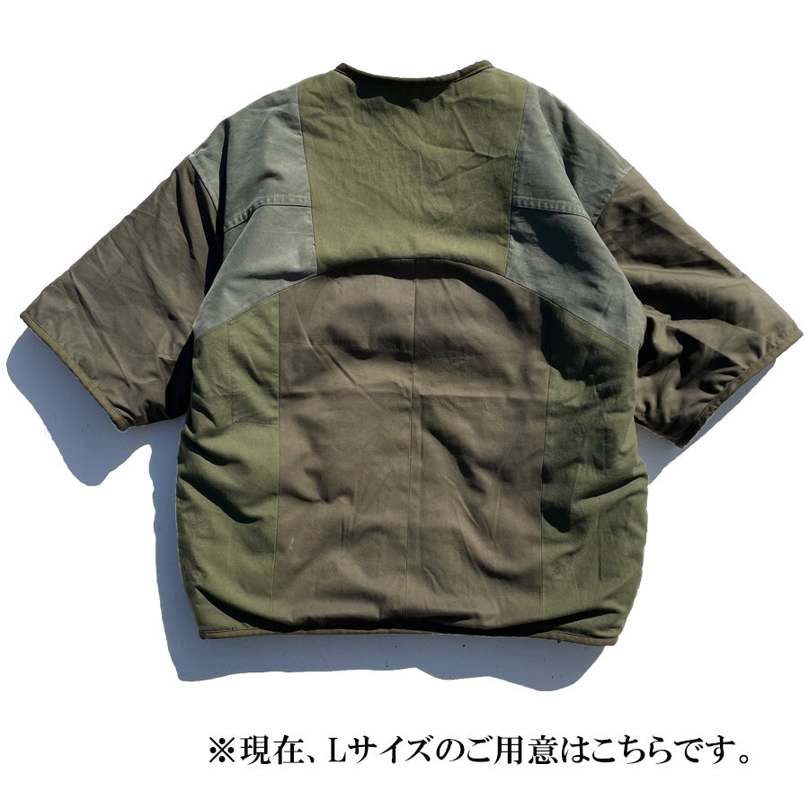 NASNGWAM (ナスングワム) / ジャケット リメイク / GRIZZLY S/S JACKET - OLIVE / RJ2507005