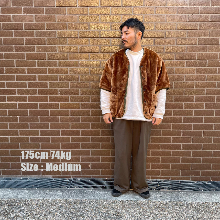 NASNGWAM (ナスングワム) / ジャケット リメイク / GRIZZLY S/S JACKET - OLIVE / RJ2507005