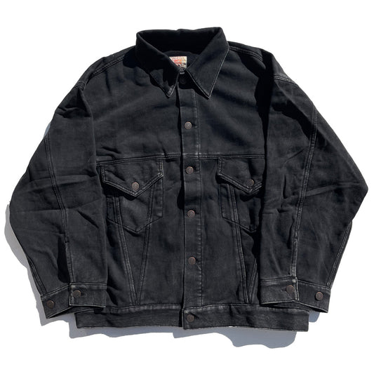 IMPRESTORE (インプレストア) / スウェットジャケット Gジャン型  / BENJIE TRUCKER COAT - BLACK
