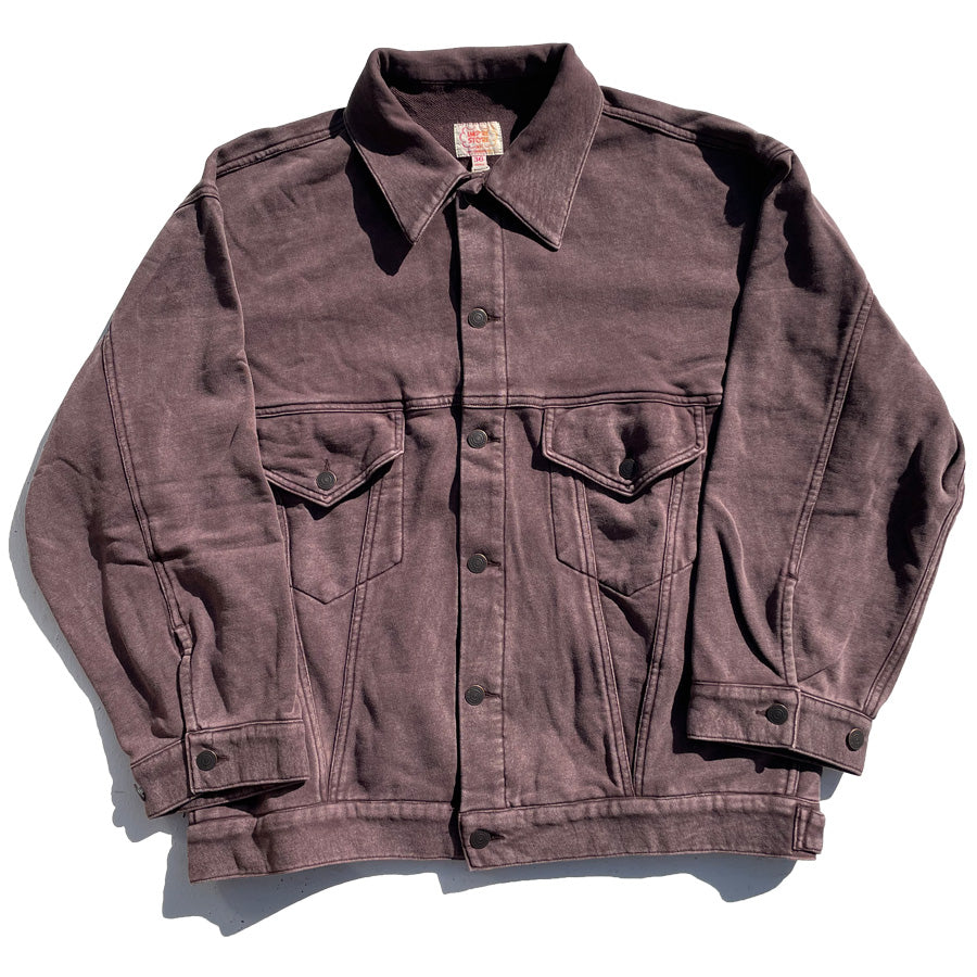 IMPRESTORE (インプレストア) / スウェットジャケット Gジャン型  / BENJIE TRUCKER COAT - BROWN
