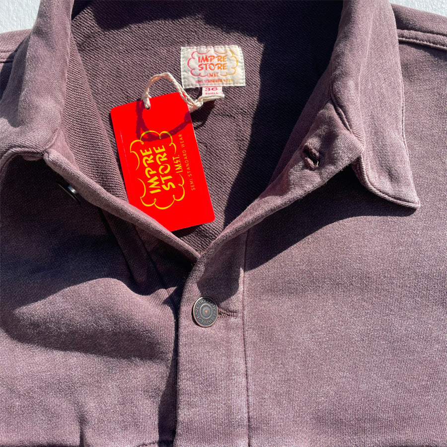 IMPRESTORE (インプレストア) / スウェットジャケット Gジャン型  / BENJIE TRUCKER COAT - BROWN