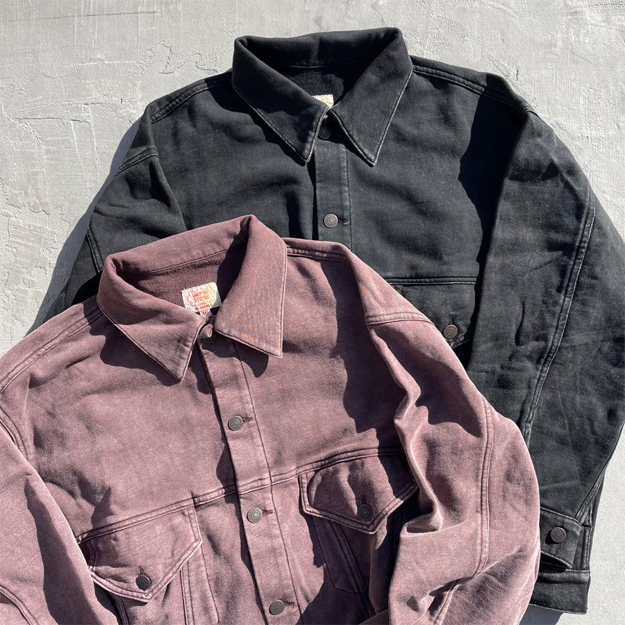 IMPRESTORE (インプレストア) / スウェットジャケット Gジャン型  / BENJIE TRUCKER COAT - BROWN