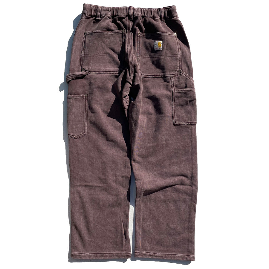 IMPRESTORE (インプレストア) / ユーズド加工 スウェットパンツ / HUEY DOUBLE KNEE PANT - BROWN / メンズ