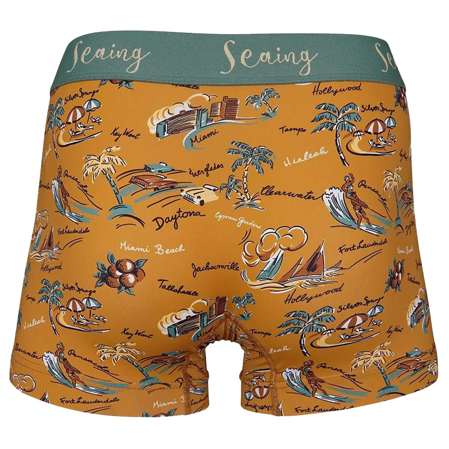 SEAING (シーング) / 水陸両用 インナー ボクサーパンツ アンダーウェア / CLASSIC ALOHA / S6004 / メンズ