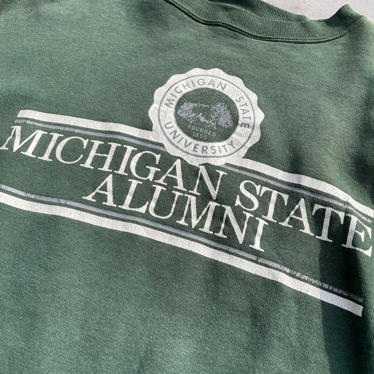 [USED] 90'S JANSPORTS / Michigan State University -XXL / カレッジスウェットトレーナー ミシガン州立大学