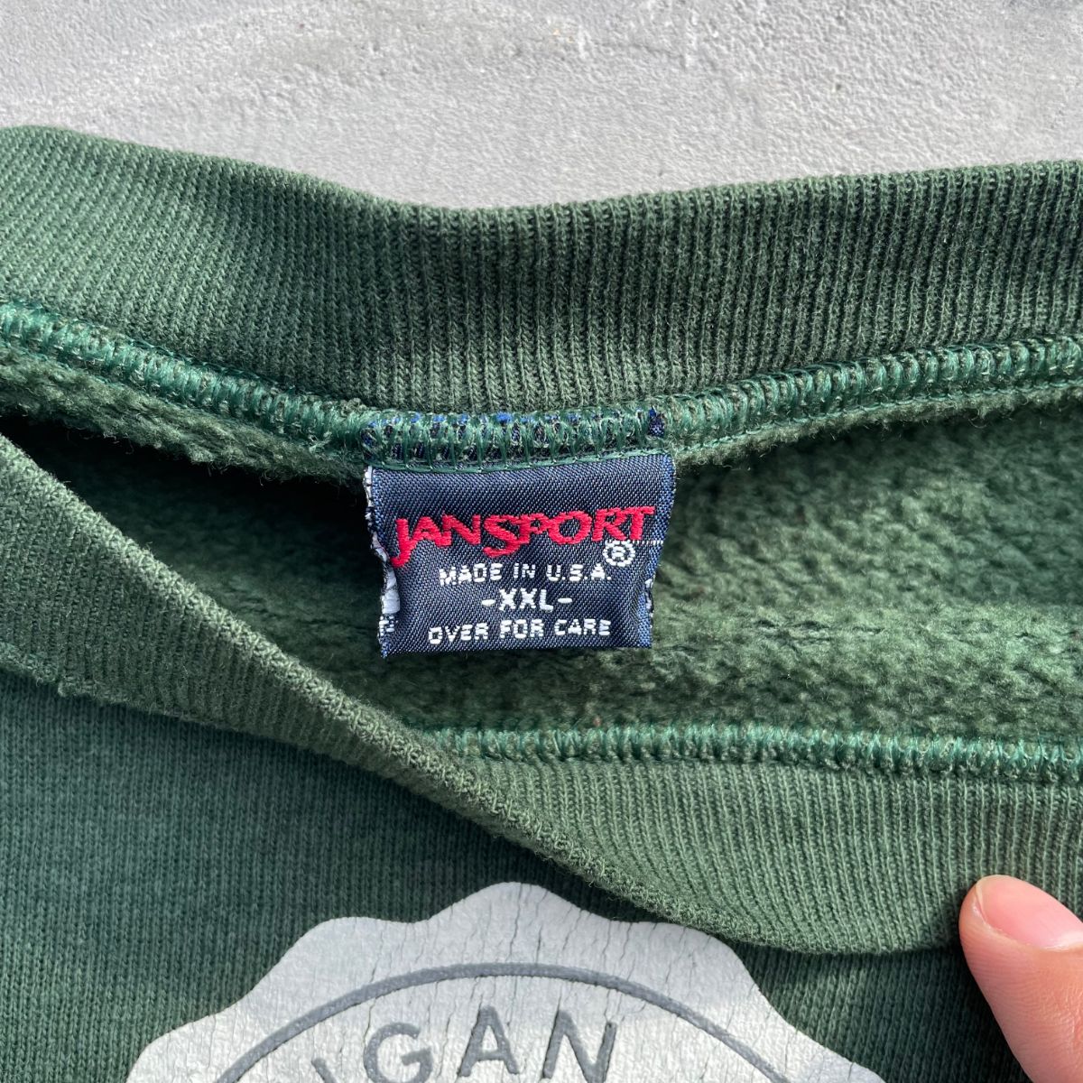 [USED] 90'S JANSPORTS / Michigan State University -XXL / カレッジスウェットトレーナー ミシガン州立大学