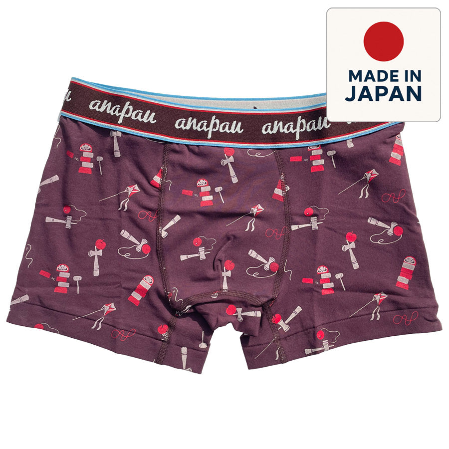 anapau  アナパウ / ボクサーパンツ 下着 アンダーウェア / P-2419 / けん玉 - BROWN / メンズ