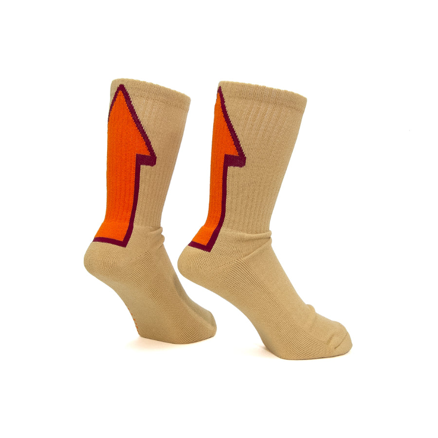 LIXTICK(リックスティック) / 靴下 クルーソックス / ARROW SOCKS 3PACK - BEIGE