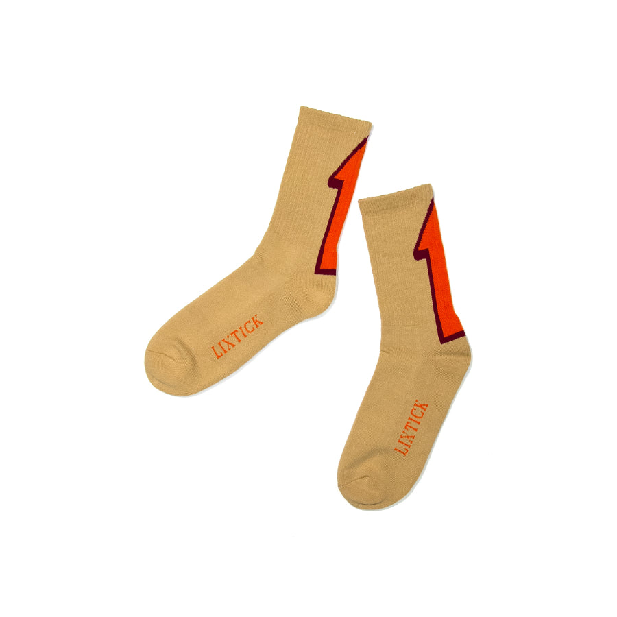 LIXTICK(リックスティック) / 靴下 クルーソックス / ARROW SOCKS 3PACK - BEIGE