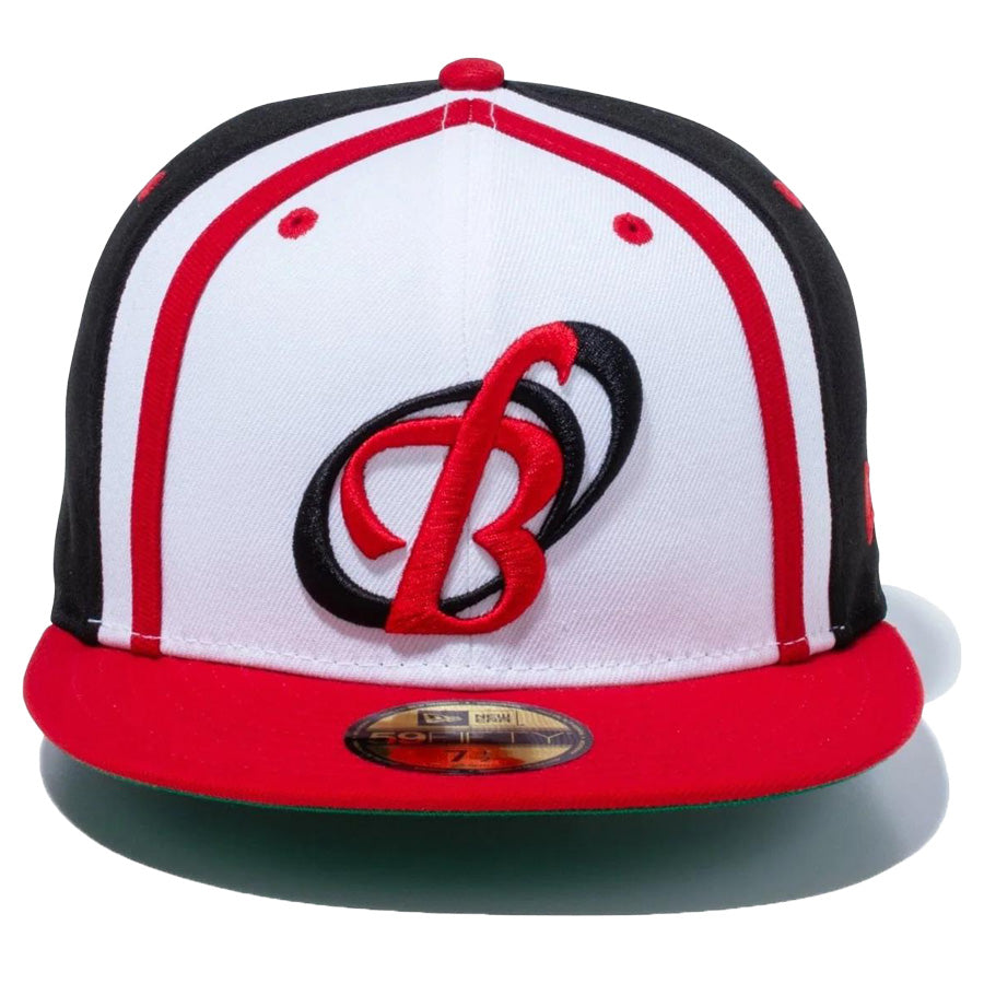 NEWERA(ニューエラ) / トゥルーフィッテド キャップ 帽子 / 59FIFTY NPBクラシック 阪急ブレーブス - WHITE x BLACK SCARLET / メンズ
