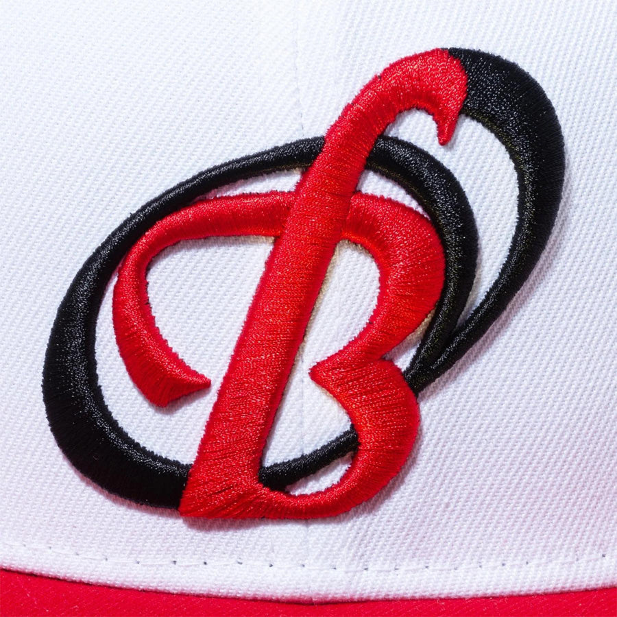 NEWERA(ニューエラ) / トゥルーフィッテド キャップ 帽子 / 59FIFTY NPBクラシック 阪急ブレーブス - WHITE x BLACK SCARLET / メンズ