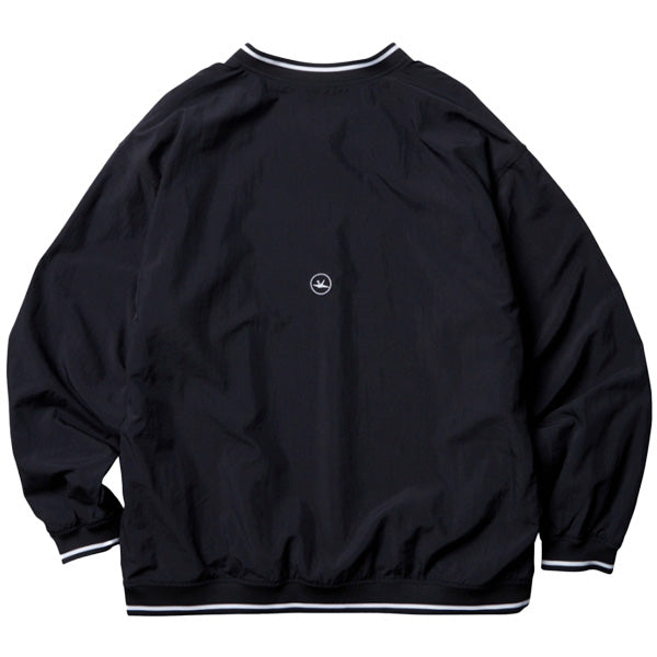LIBERAIDERS(リベレイダース) / ナイロンプルオーバージャケット ピステ風 / LR NYLON PULLOVER - BLACK / 710112501 / メンズ