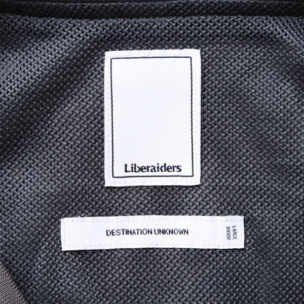 LIBERAIDERS(リベレイダース) / ナイロンプルオーバージャケット ピステ風 / LR NYLON PULLOVER - BLACK / 710112501 / メンズ