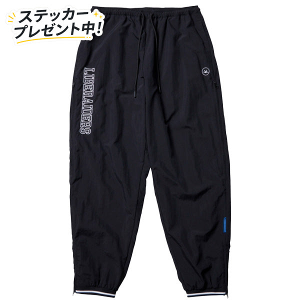 LIBERAIDERS(リベレイダース) / ナイロンパンツ ピステ風  / LR NYLON PANTS - BLACK / 717042501 / メンズ