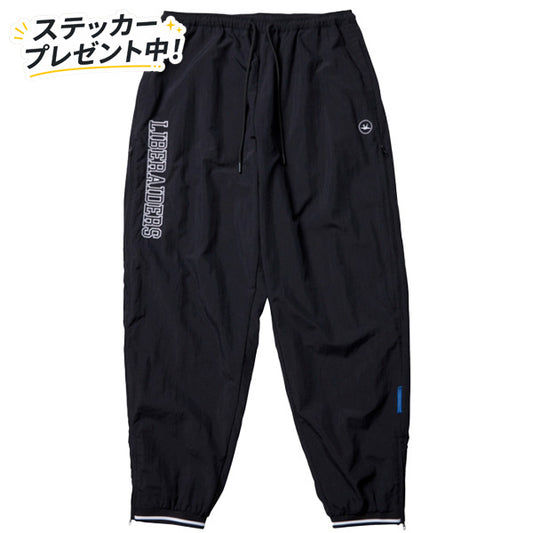 LIBERAIDERS(リベレイダース) / ナイロンパンツ ピステ風  / LR NYLON PANTS - BLACK / 717042501 / メンズ