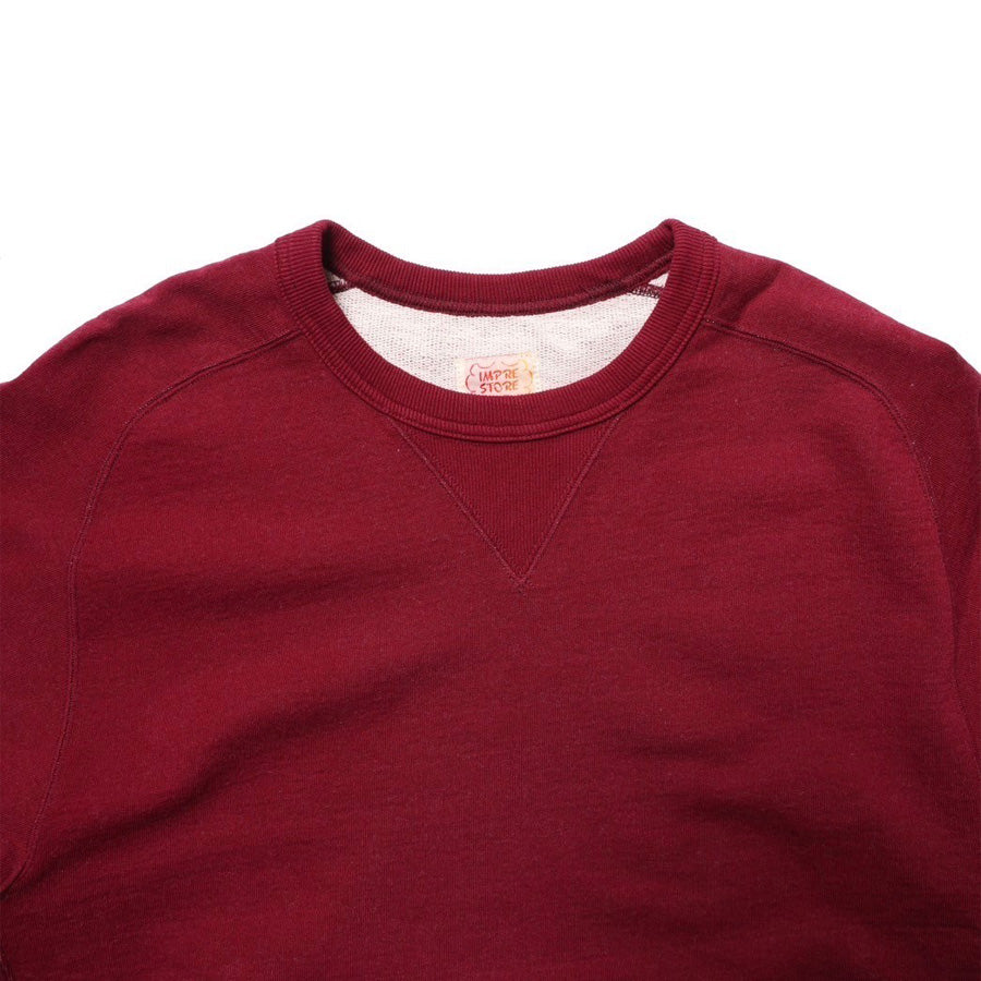 IMPRESTORE (インプレストア) / スウェットクルーネック トレーナー / FRANCIS FREEDOM SWEAT SHIRT - BURGUNDY / メンズ