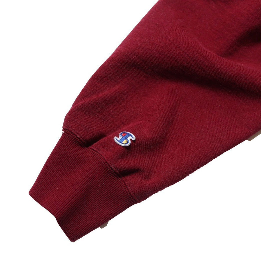IMPRESTORE (インプレストア) / スウェットクルーネック トレーナー / FRANCIS FREEDOM SWEAT SHIRT - BURGUNDY / メンズ