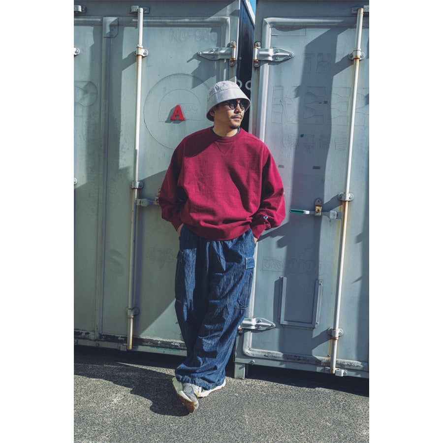 IMPRESTORE (インプレストア) / スウェットクルーネック トレーナー / FRANCIS FREEDOM SWEAT SHIRT - BURGUNDY / メンズ
