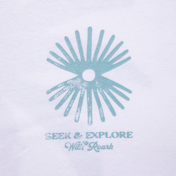 THE ROARK ロアーク / 厚手 長袖Tシャツ ロンT / "SEEK & EXPLORE" L/S TEE - WHITE / RLTJ1102 / メンズ