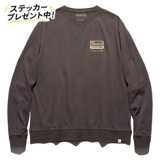 THE ROARK ロアーク / 厚手 長袖Tシャツ ロンT / "EXPEDITIONS FOREVER" 9.3oz H/W L/S TEE - CHACOAL / RLTJHW1100 / メンズ