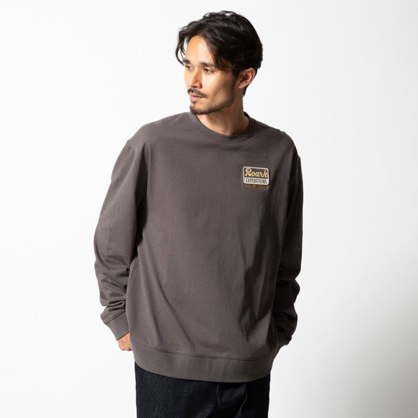 THE ROARK ロアーク / 厚手 長袖Tシャツ ロンT / "EXPEDITIONS FOREVER" 9.3oz H/W L/S TEE - CHACOAL / RLTJHW1100 / メンズ