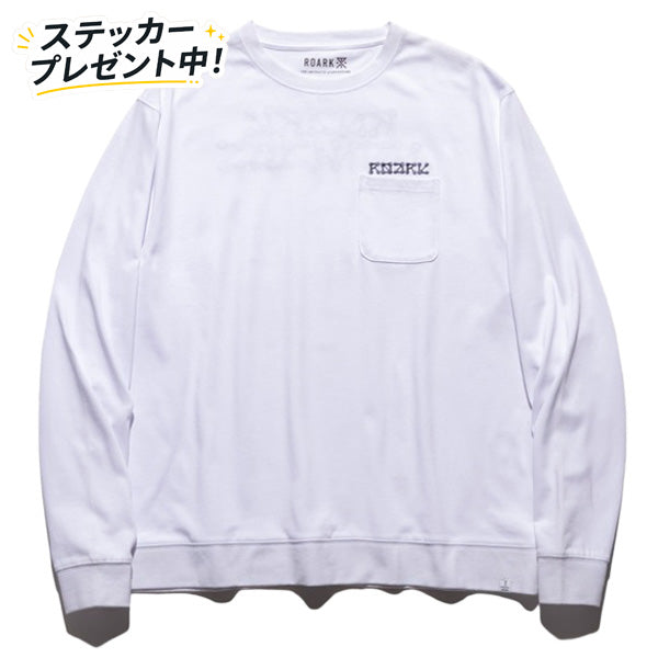 THE ROARK ロアーク / 厚手 長袖Tシャツ ロンT / "NOMADS" 9.3oz H/W L/S TEE - WHITE / RLTJHW1101 / メンズ